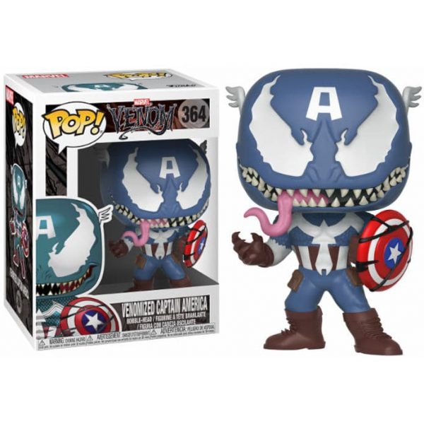 Figura POP Marvel Venom Venomized Capitan America