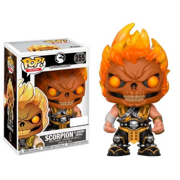 Figura POP Mortal Kombat X Scorpion Skull Head Exclusive