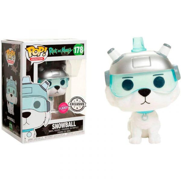 Figura POP Rick & Morty Snowball Flocked Exclusive