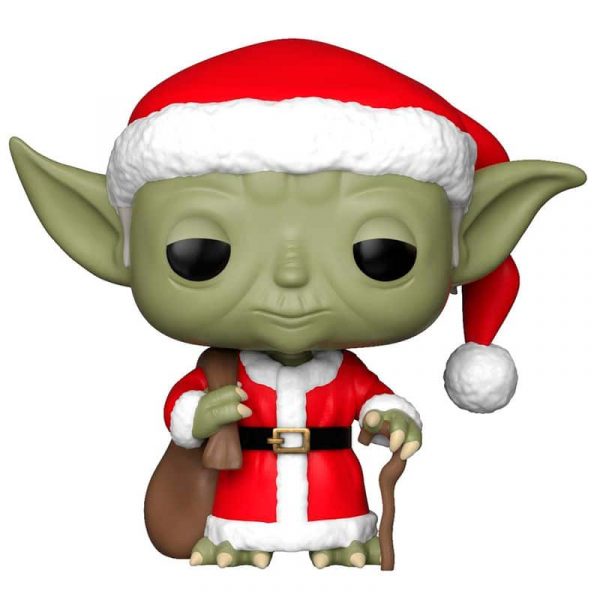 Figura POP Star Wars Holiday Santa Yoda