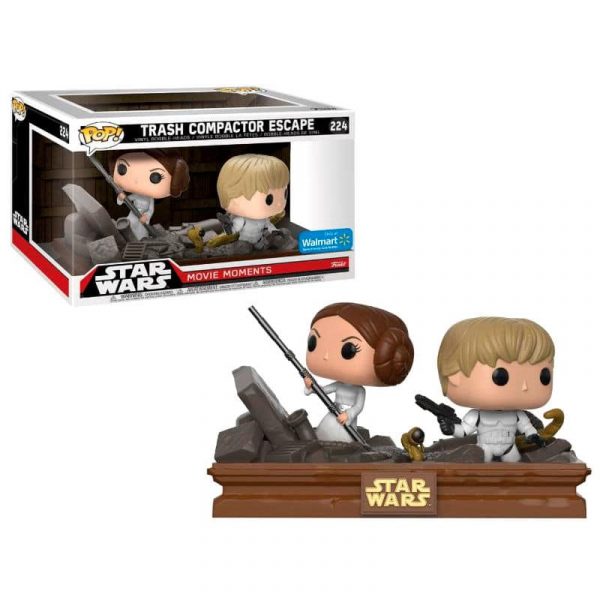 Figura POP! Star Wars Luke & Leia Trash Compactor Exclusive