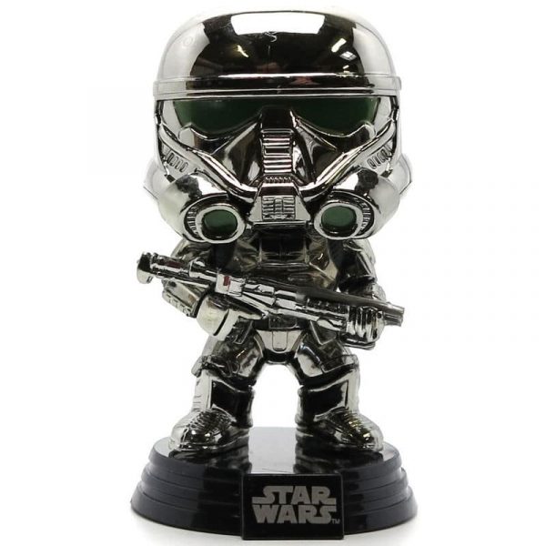 Figura POP Star Wars Rogue One Imperial Death Trooper Chrome Exclusive