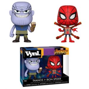 Figuras Vynl Marvel Avengers Infinity War Thanos & Iron Spider