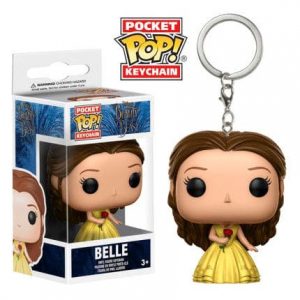 Llavero Pocket POP! Disney La Bella y la Bestia Belle