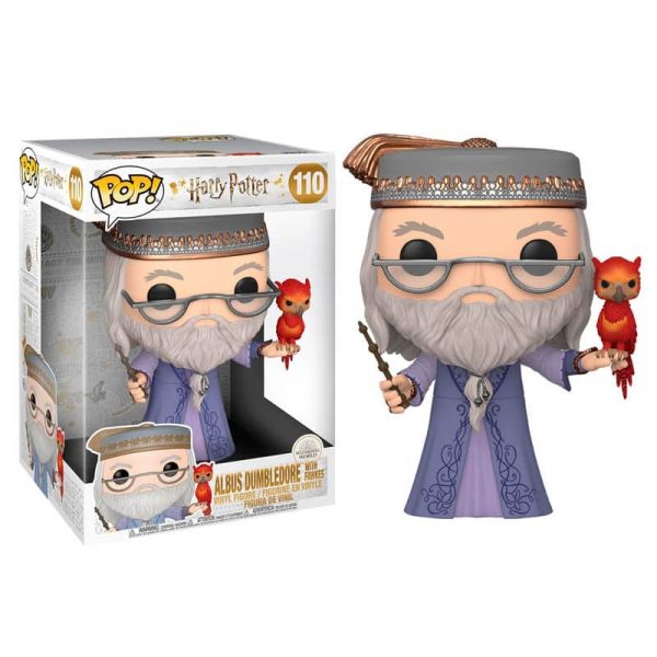 Figura POP Harry Potter Dumbledore with Fawkes 25cm