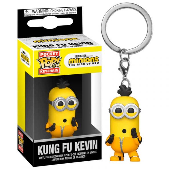 Llavero Pocket POP Minions 2 Kung Fu Kevin