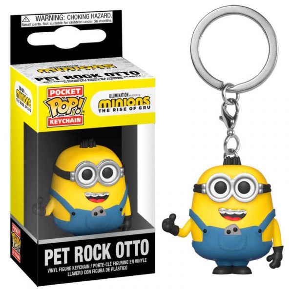 Llavero Pocket POP Minions 2 Pet Rock Otto