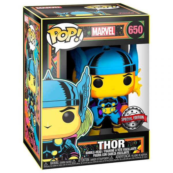 Figura POP Marvel Black Light Thor