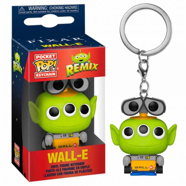 Llavero Pocket POP Disney Pixar Alien Remix Wall-E