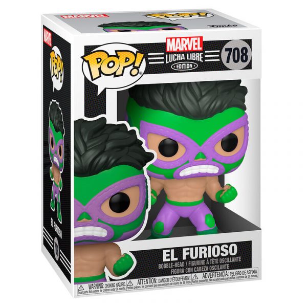 Figura POP Marvel Luchadores Hulk El Furioso