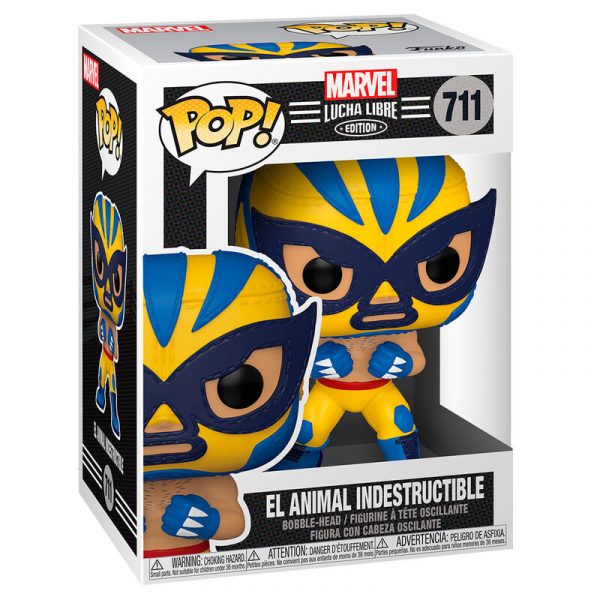 Figura POP Marvel Luchadores Wolverine El Animal Indestructible