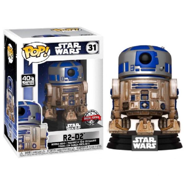Figura POP Star Wars Dagobah R2-D2 Exclusive