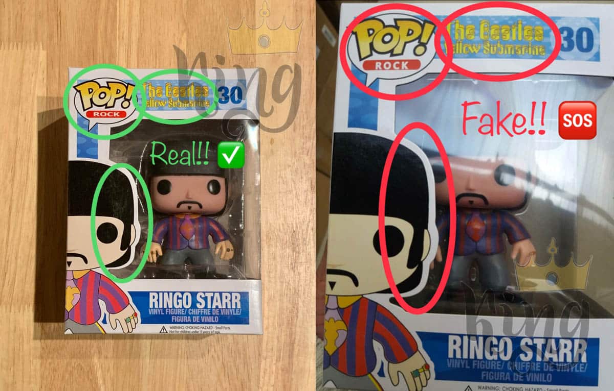 Funko Pop Verdadero vs Funko Pop Falso - Ringo Starr