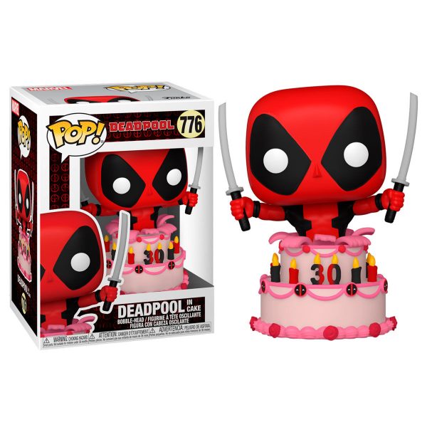 Figura POP Marvel Deadpool 30th Deadpool in Cake