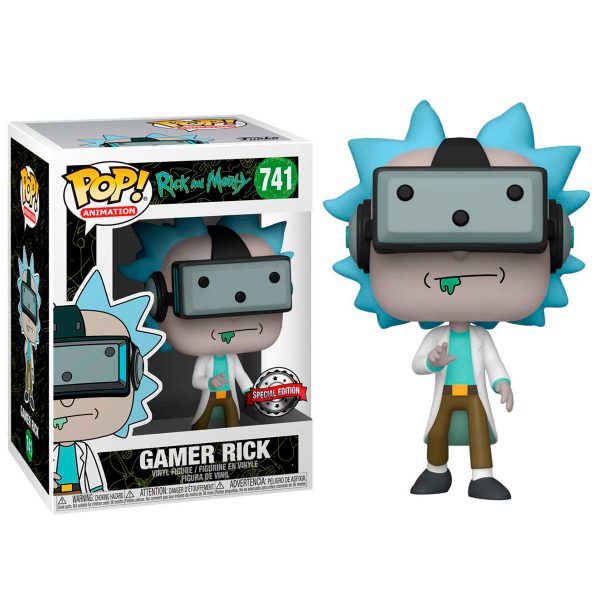 Figura POP Rick and Morty Gamer Rick Exclusive