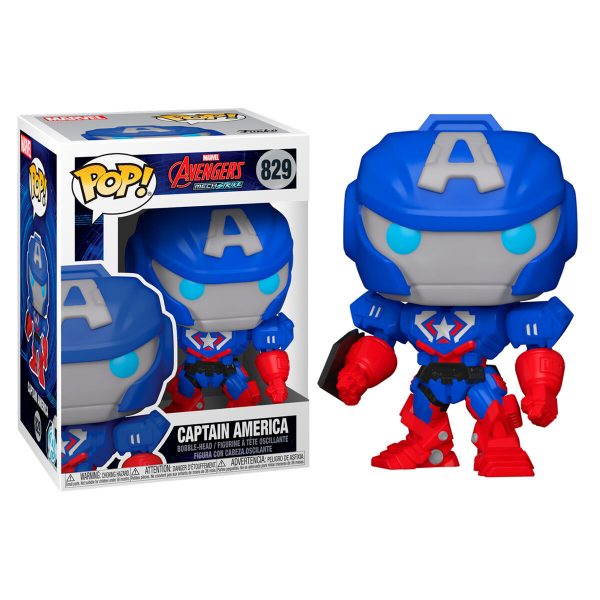 Figura POP Marvel Mech Captain America