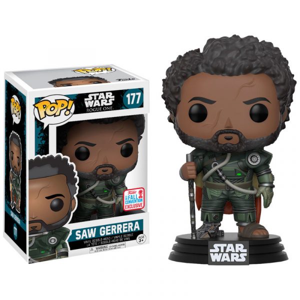 Figura POP! Star Wars Rogue One Saw Gerrera with Hair 2017 Fall Convention Exclusive