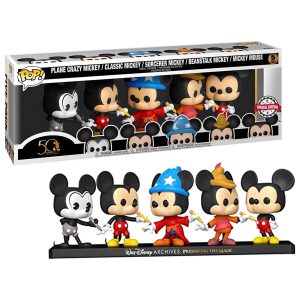 Pack 5 Funko Pop! Disney Archives Exclusivo (Mickey Mouse)