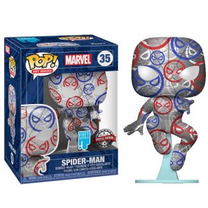 Funko Pop! Spider-Man Exclusivo + Protector #35 (Art Series)