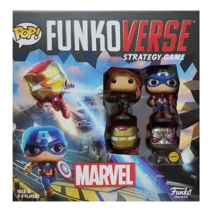 Juego de Mesa Funkoverse Marvel CHASE (4 Figuras) (Español)