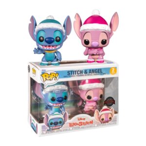 Pack 2 Funko Pop! Stitch & Angel Exclusivo (Lilo & Stitch)