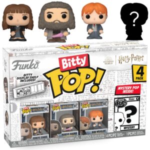 Funko Bitty Pop! Hermione Granger + Rubeus Hagrid + Ron Weasley + ?