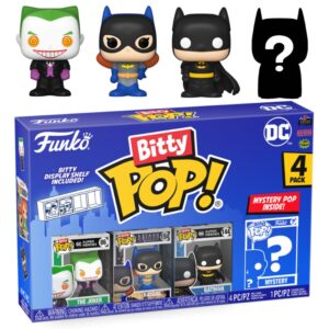 Funko Bitty Pop! The Joker + Batgirl + Batman + ?