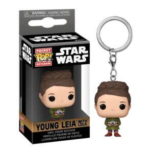 Llavero Funko Pop! Young Leia con Lola (Star Wars – Obi-Wan Kenobi)